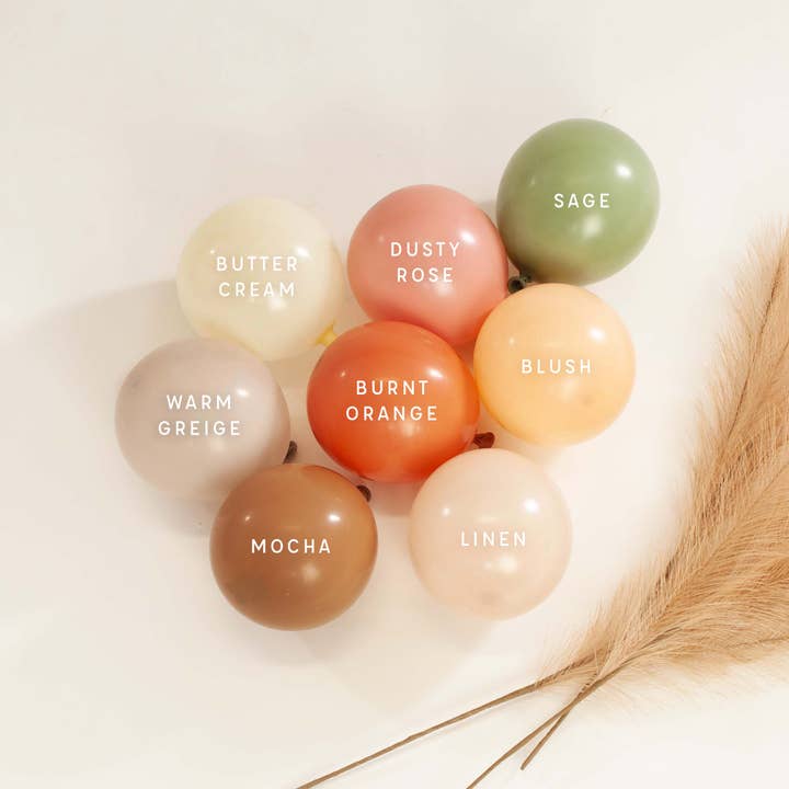 Premium Linen Latex Balloon Packs for wholesale on Faire