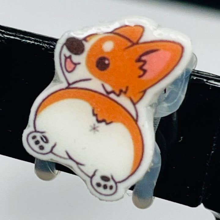 Corgi Akryl Hund EyeDeco för wholesale av Cork and Charm