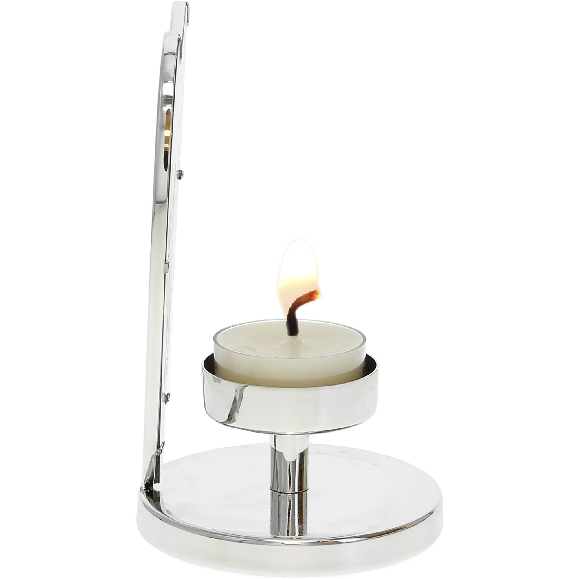 Pavilion - Wholesale Candle Holder - Cardinals Appear - 5" Glass Heart Tea Light Holder4