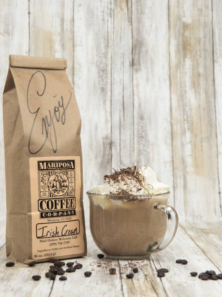 Irish Cream for wholesale by Mariposa Coffee Roastery