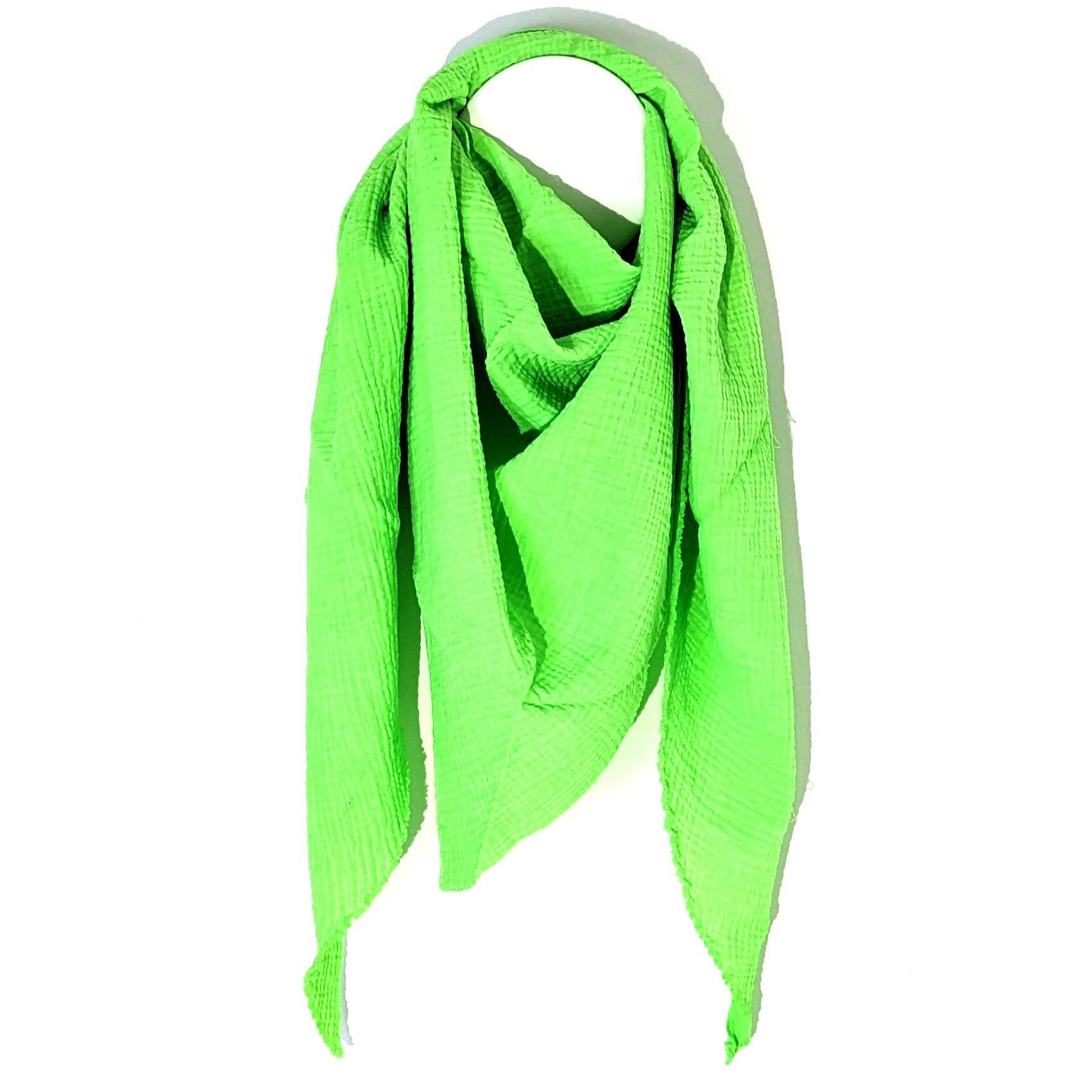 Tempest Designs – wholesale Scarf – Women's – Italian cotton raw edge plain scarf7