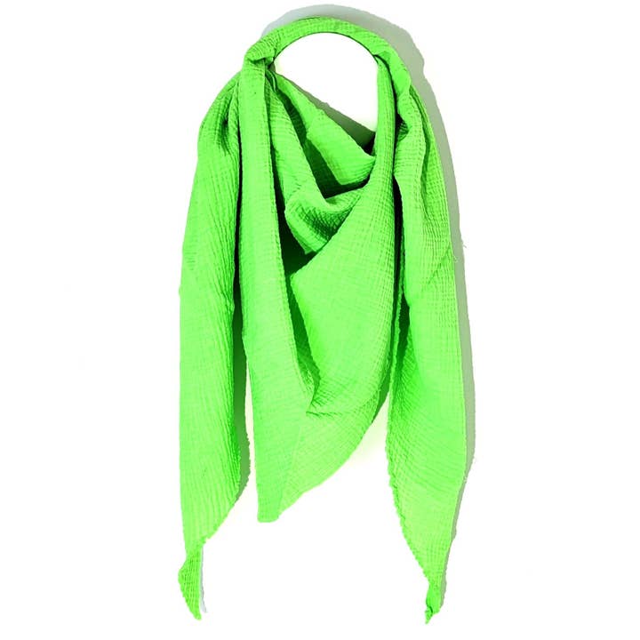 Tempest Designs – wholesale Scarf – Women's – Italian cotton raw edge plain scarf7