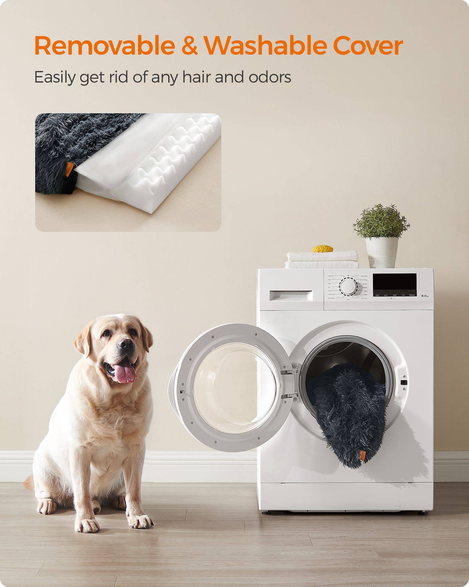 Greenwestons - Wholesale Pet Bed - Dog - Orthopedic Dog Bed for Large Dogs - Dark Gray Dog Sofa Bed5