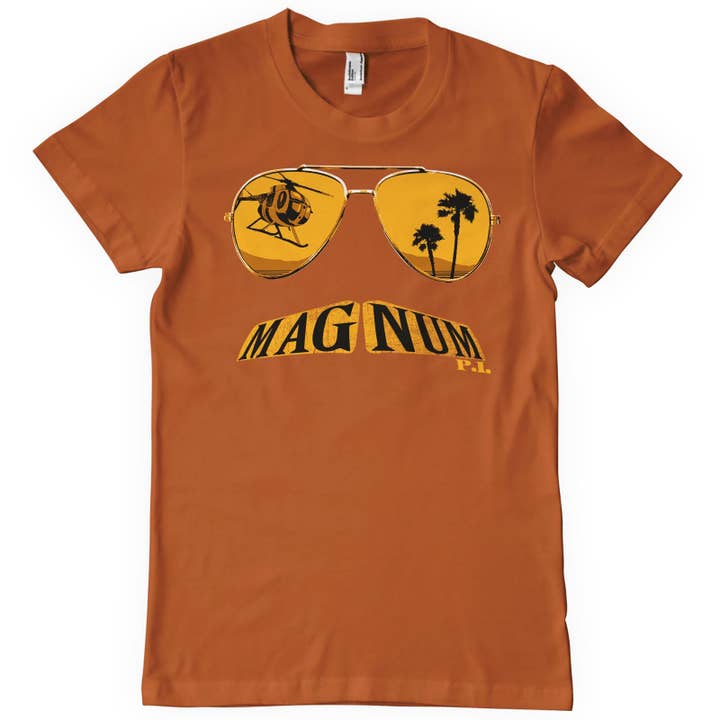 Hybris Production AB - Wholesale Screen Printed T-Shirt - Unisex - Magnum P.I. - Shades T-Shirt2