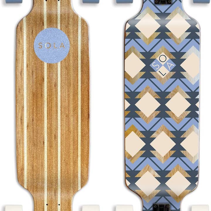 Yocaher Skateboards - Wholesale Skateboard - SOLA Bamboo Complete Longboard 36-38 inch - Geometry