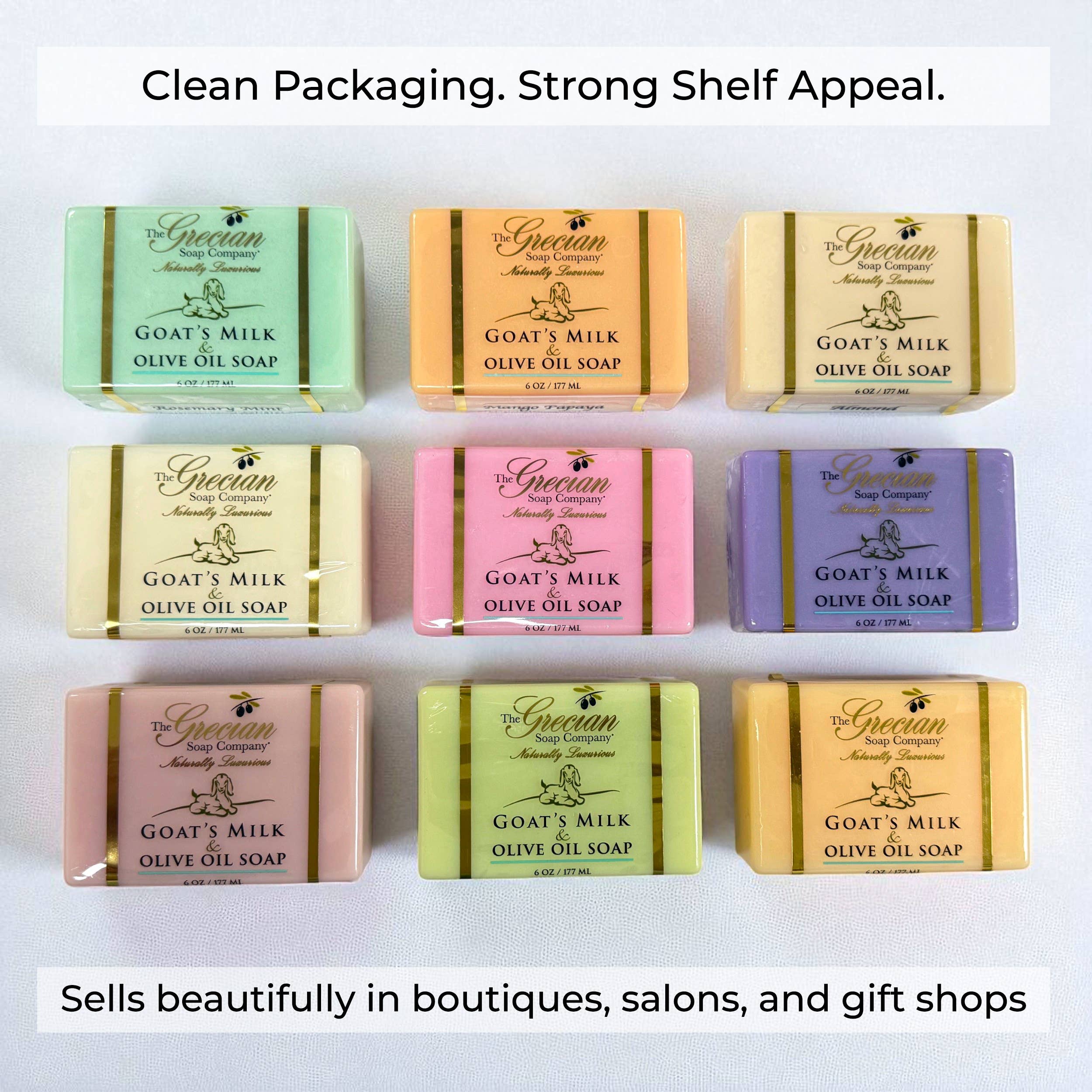 The Grecian Soap Company – Engroshandel Sæbestykke – Håndlavet sæbebar med gedemælk og olivenolie28