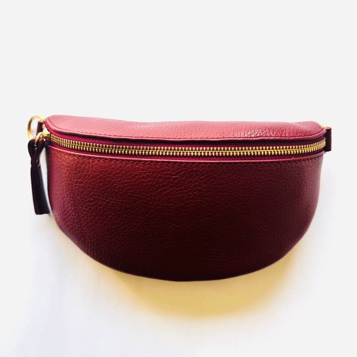 Cassette Barcelona - Wholesale Belt Bag - Women's - Cassette - Fanny Pack Burgundy0