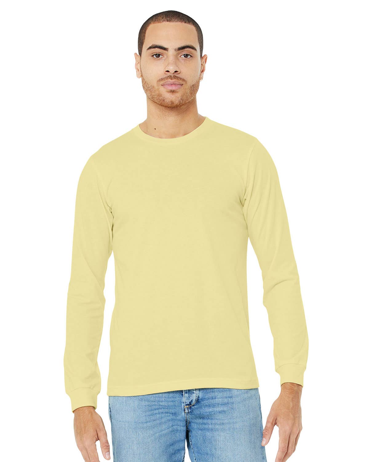 Total Apparel - Wholesale T-Shirt - Unisex - Bella Canvas Unisex CVC Jersey Long-Sleeve T-Shirt | 3501CVC16