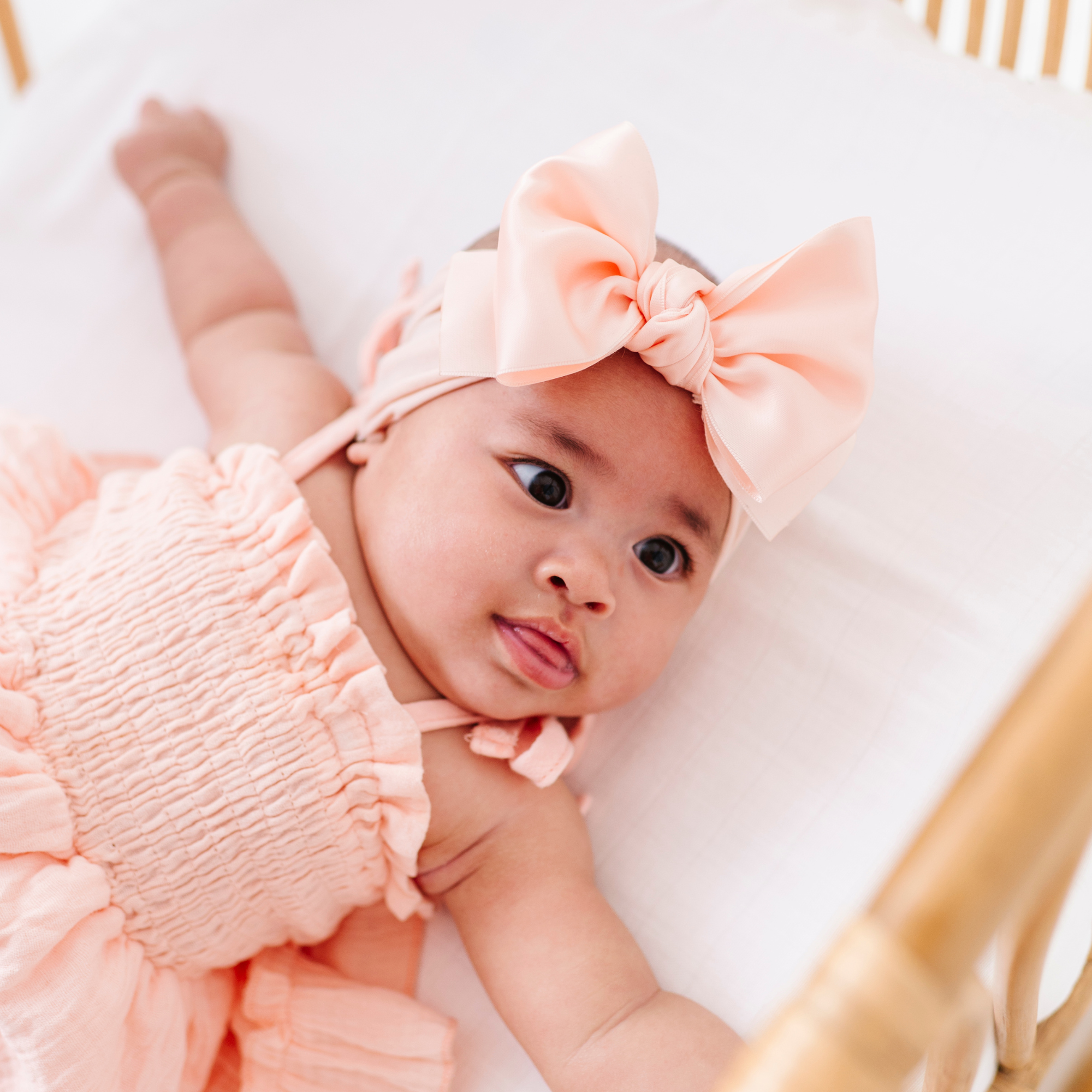 Baby Bling Bows - Vente Nœud pour cheveux – bébé - Bandeau Baby Bling® Satin FAB® en nylon doux avec nœud en satin27