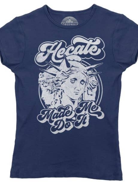 Boredwalk – wholesale Screen printed t-shirt – Women′s – Women's Hectate Made Me Do It T-Shirt