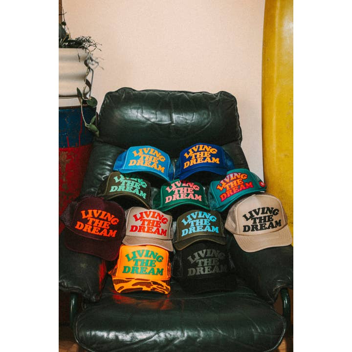 Ascot + Hart - Wholesale Trucker Hat - Unisex - Living The Dream Trucker