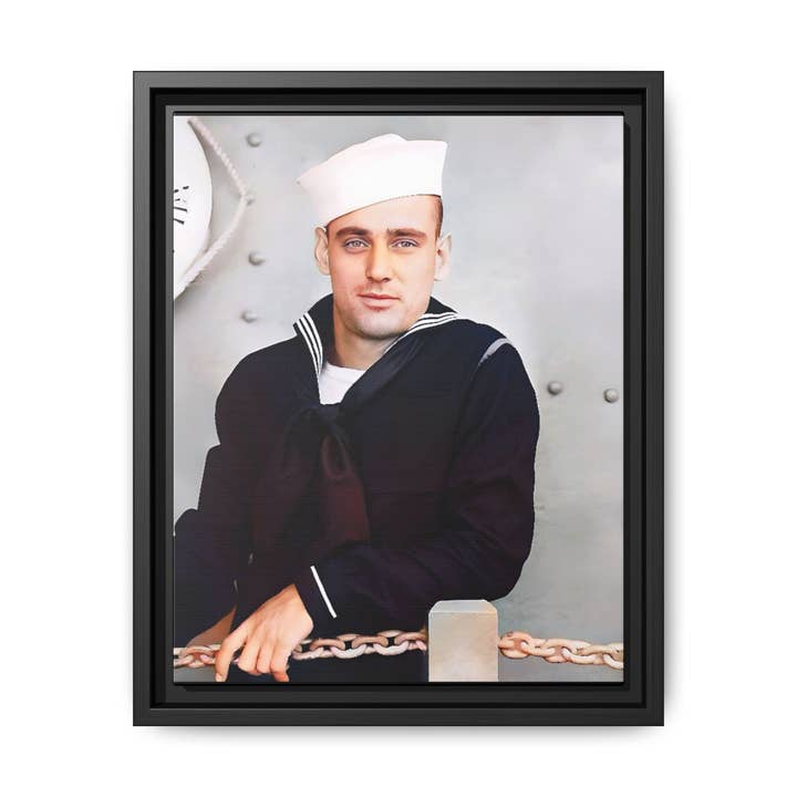 celibataire 023 | Foto Vintage Enmarcada - Lienzo Mate para venta al por mayor de Walt & Pete