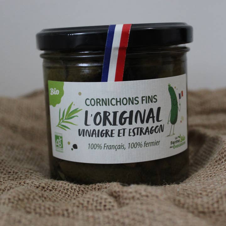 L'Original Fine Pickles (165g) for wholesale by La Ferme Bio des Evoissons