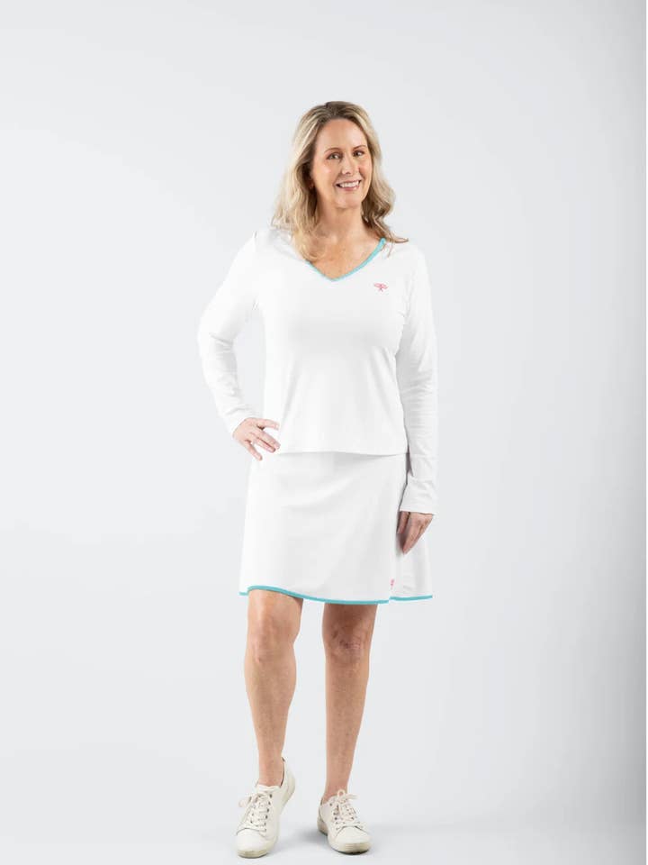 Love All Tennis Saia-Calção Longa Tamsin para Mulher por atacado de Love All Tennis