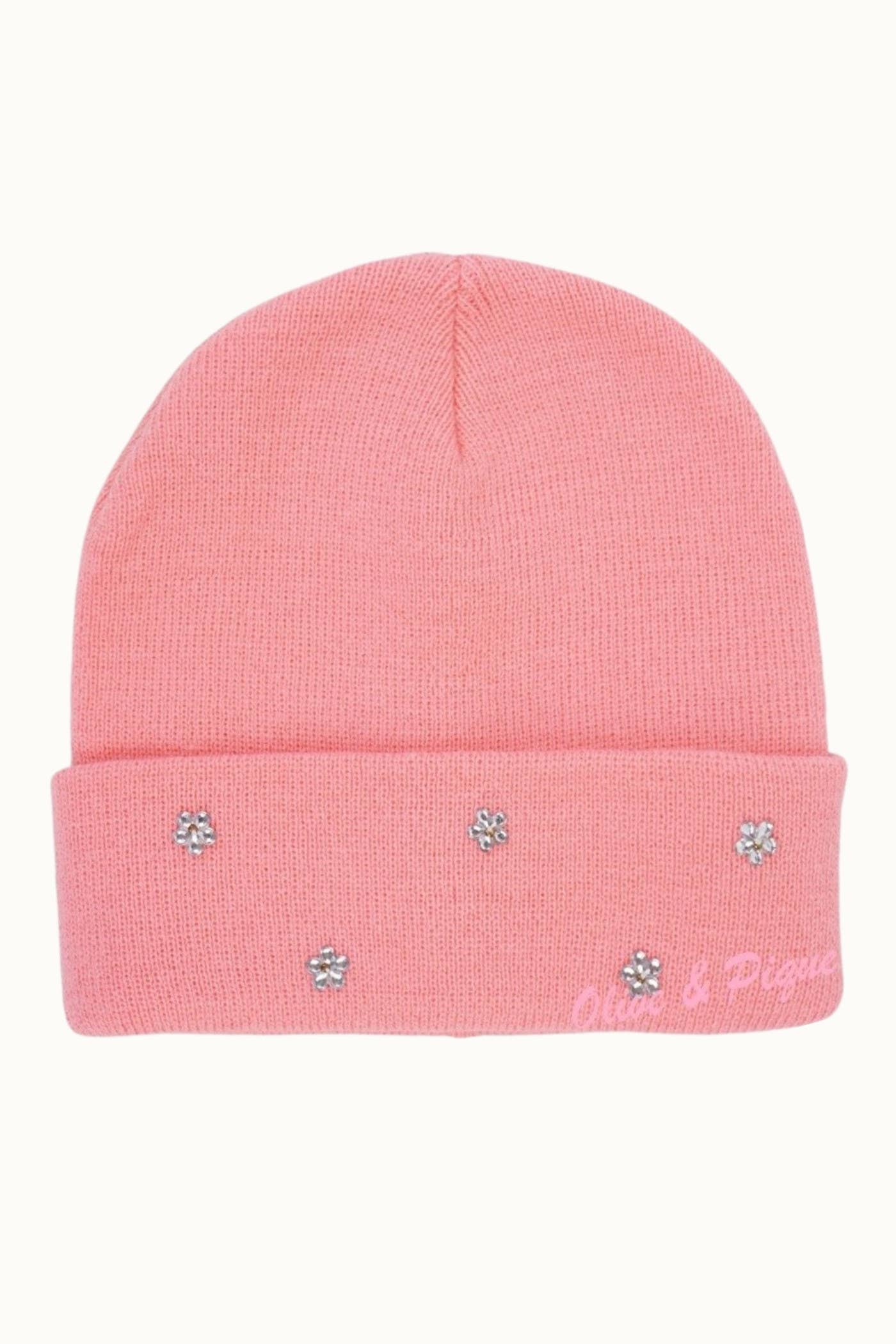 Olive & Pique – wholesale Beanie – Women's – Ice Cream Dainty Flower Charmed Cuffed Beanie3