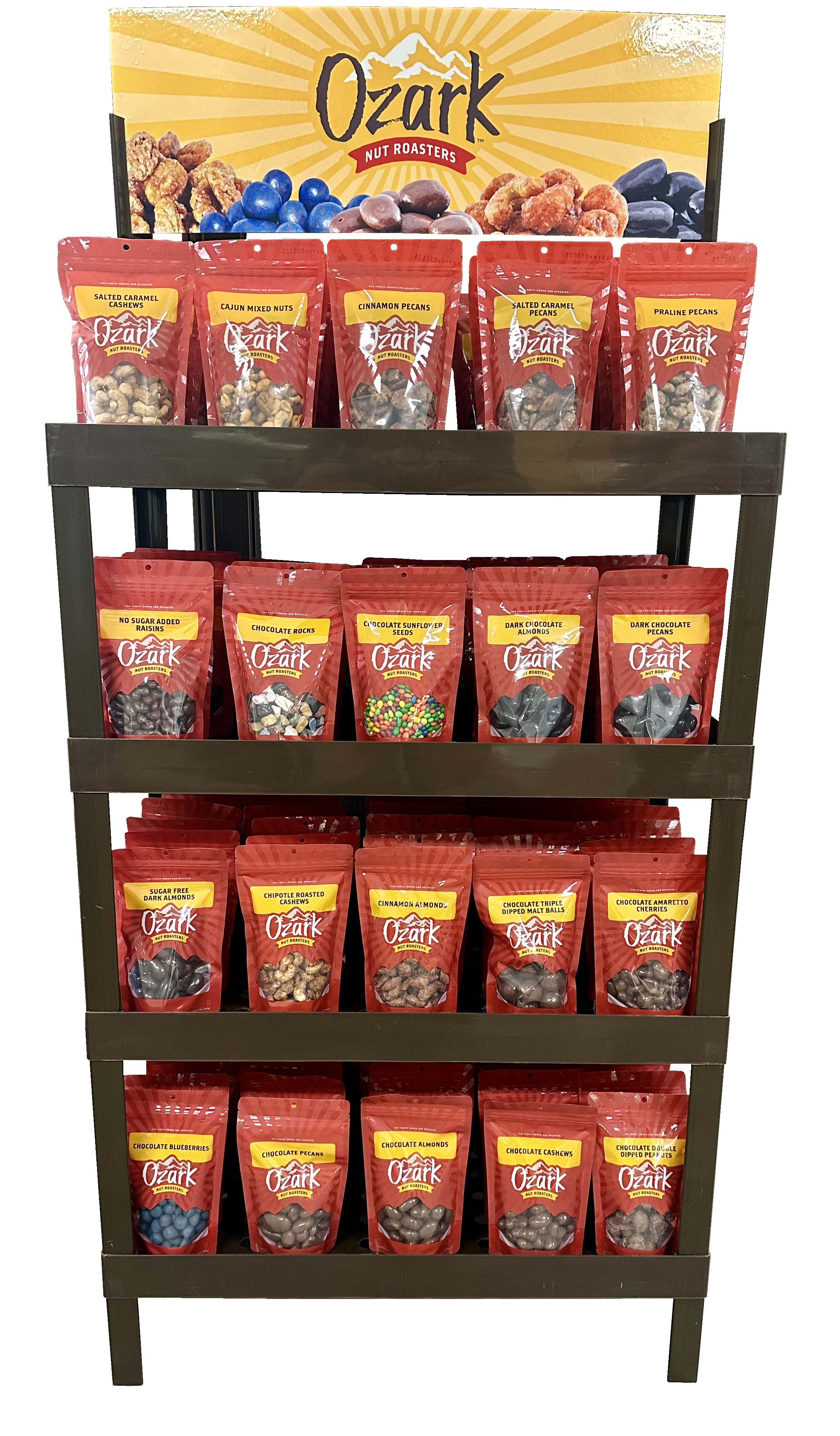 Ozark Nut Roasters - Wholesale Nuts - Red - Cinnamon Pecans 5