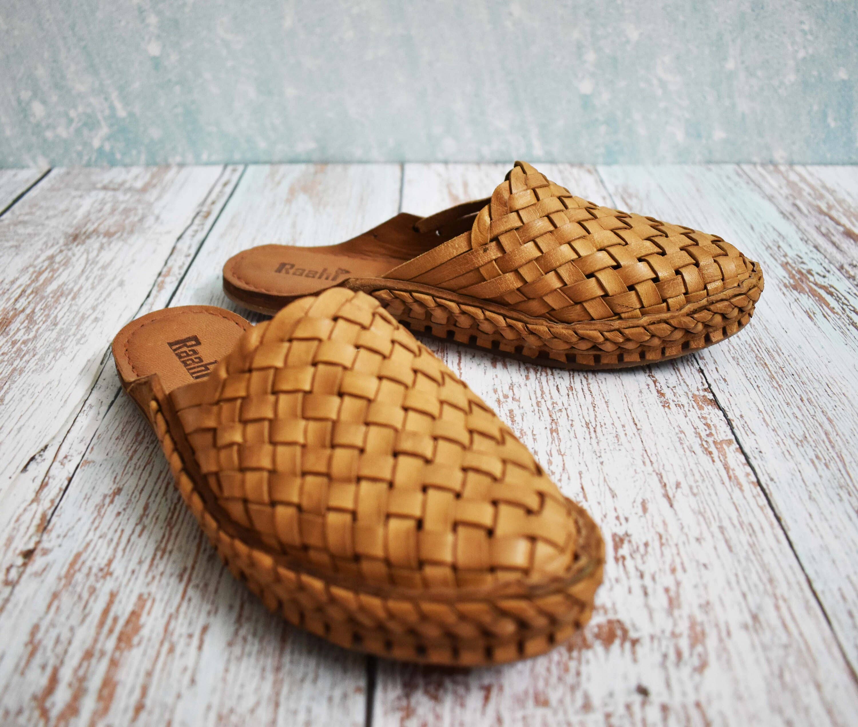 Raahi Global - Wholesale Mules - Women's - Natural Leather Mule Handwoven Sandal For Women6