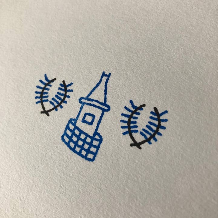 Mockup Goods Co. – wholesale Art print – Everton Football Club Goodison Park Risograph3