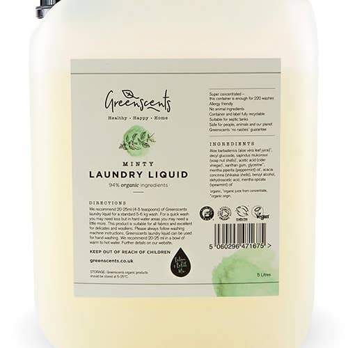 Greenscents Ltd – wholesale Liquid laundry detergent – Greenscents Organic Laundry Liquid3