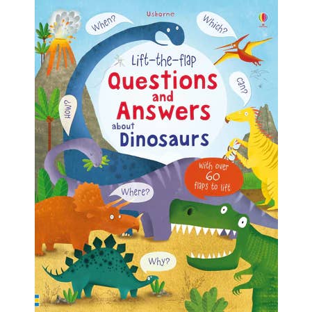 Lift-the-flap Questions and Answers about Dinosaurs for wholesale by HarperCollins