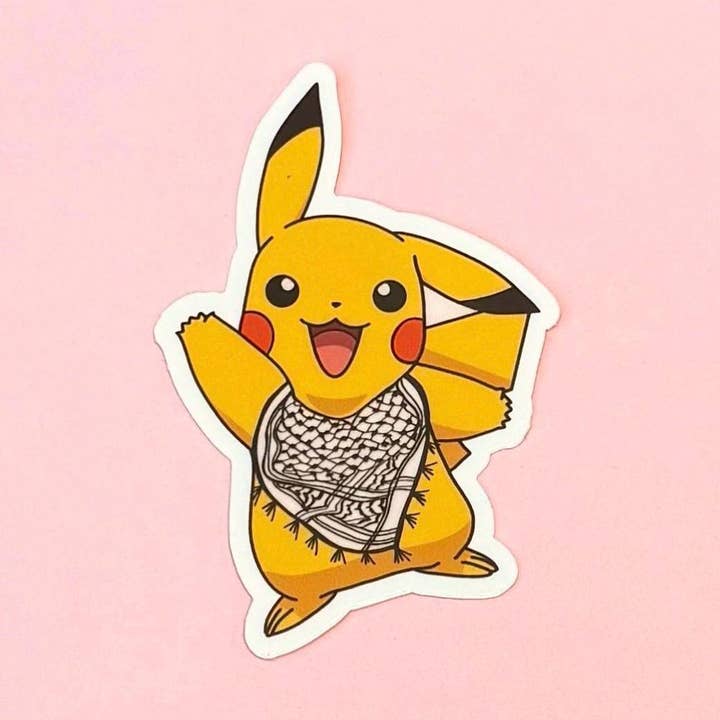 Keffiyeh Arab Pattern Vinyl Sticker for Laptop & Bottle for wholesale by happylightdesigns