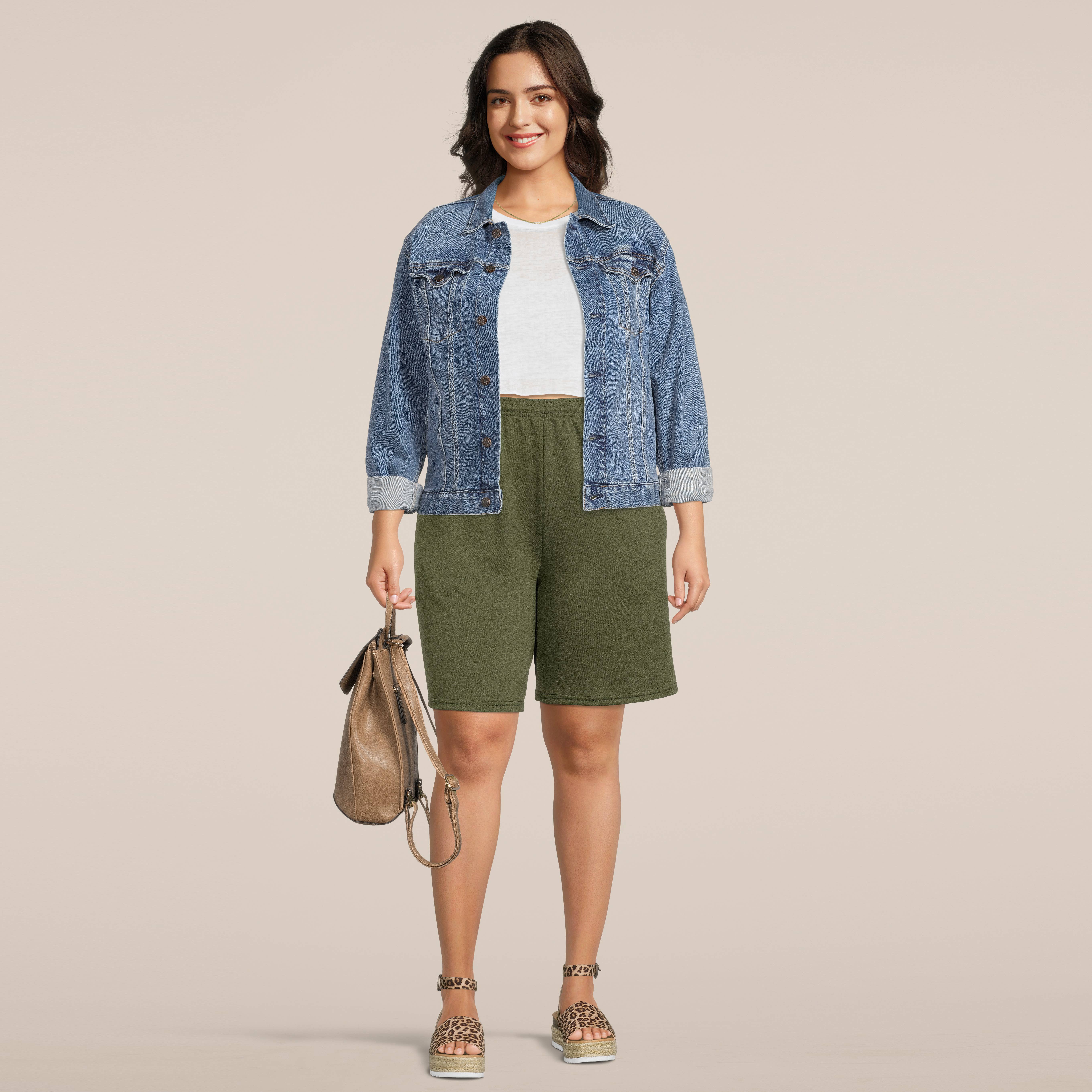 Soul Perch – wholesale Loungeshorts – Herr – Franska frotté lounge shorts oliv Medium9