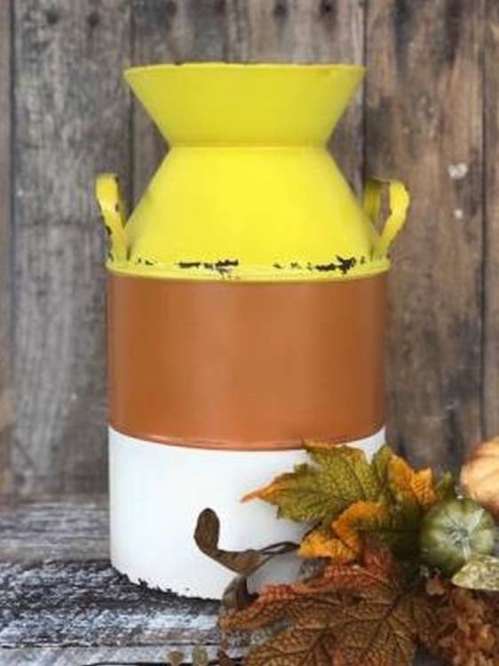 Candy Corn Milk Can for wholesale by DNS Designs