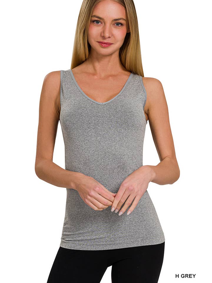 42POPS - Wholesale Tank Top - Women's - `.2 Way V-neck/Scoop neck Seamless Tank20