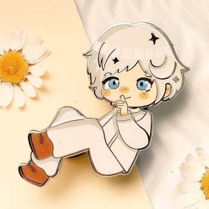 TPN norman enamel pin for wholesale by Teasuii