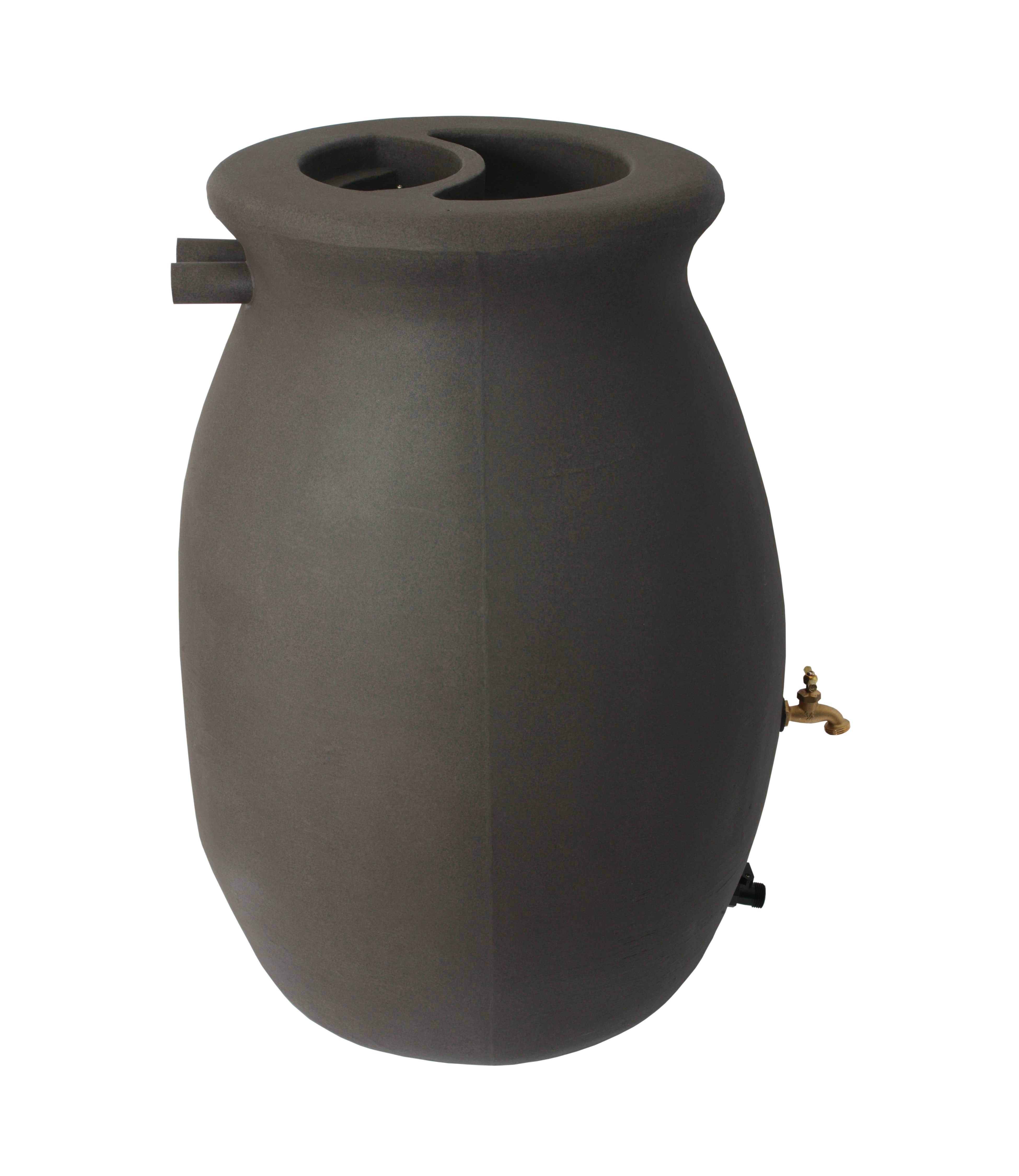 Algreen - Wholesale Outdoor Ornament/Decor - Castilla 50 Gallon Flat Back Rain Barrel26