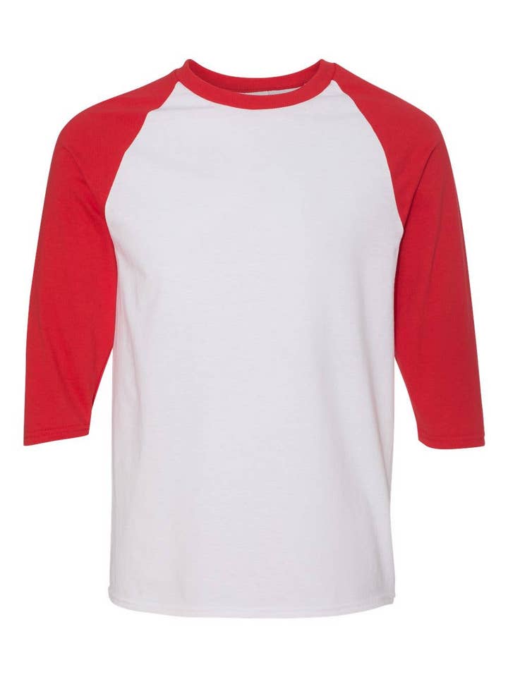 Eleven Fashion - Wholesale T-Shirt - Men's - Gildan - Raglan Three-Quarter Sleeve T-Shirt7