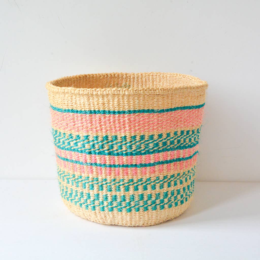 Crafts by Solid - Wholesale Basket - Handwoven Sisal Baskets - Colourful hues - XXS - XXL42