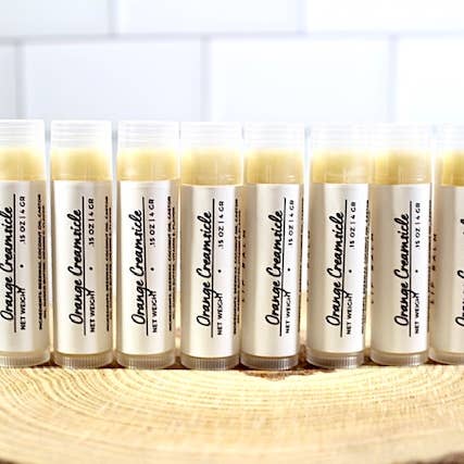The Essential Oils Soapery - Wholesale Lip Balm - Orange Creamsicle Lip Balm2