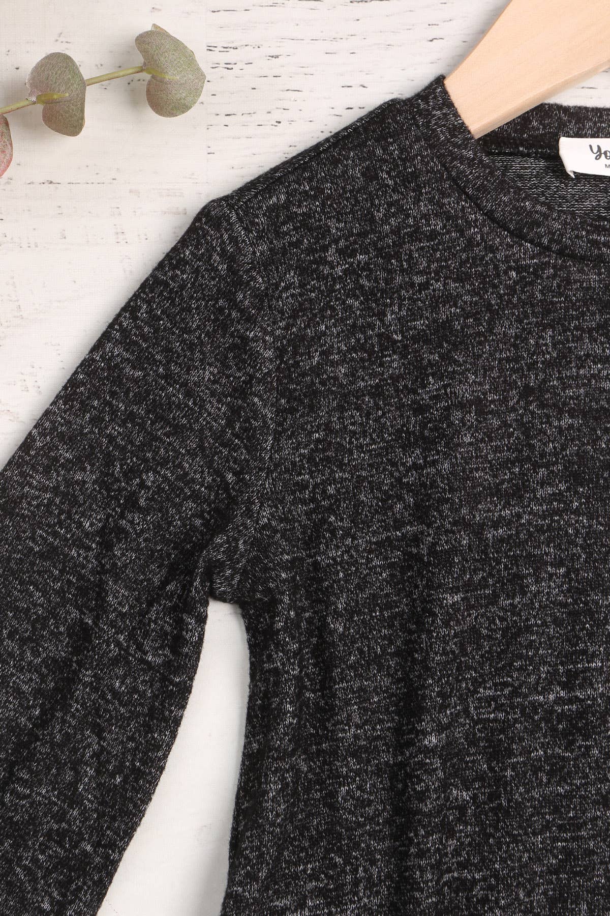 You & Me - Wholesale Jurk - Kinderen - YMD10063TKV-GEPOFTE HACCI GEBORSTELDE JURK MET LANGE MOUWEN VOOR KINDEREN10