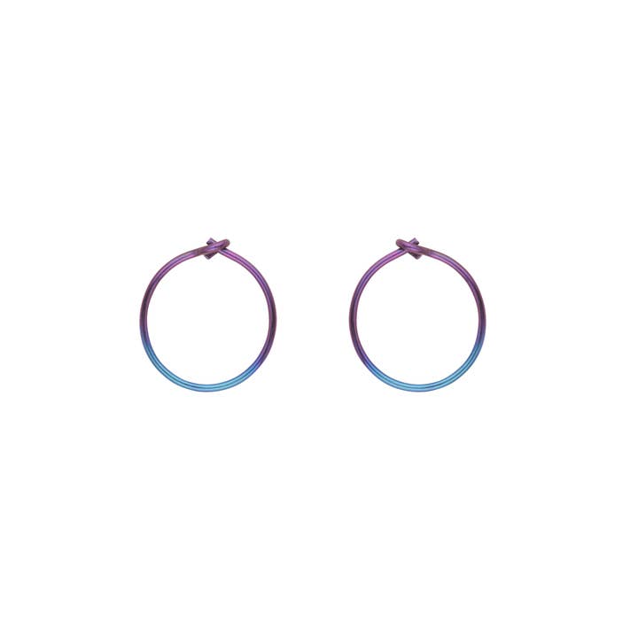 Mark Steel Jewelry - Wholesale Hoop Earrings - 22 Gauge Wire Hoop Earring Available in Sizes 9mm-18mm2