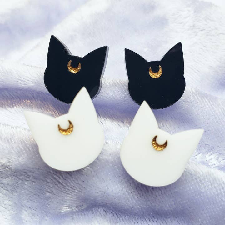 LUNA AND ARTEMIS STUD EARRINGS for wholesale by SHOPMALASTORE