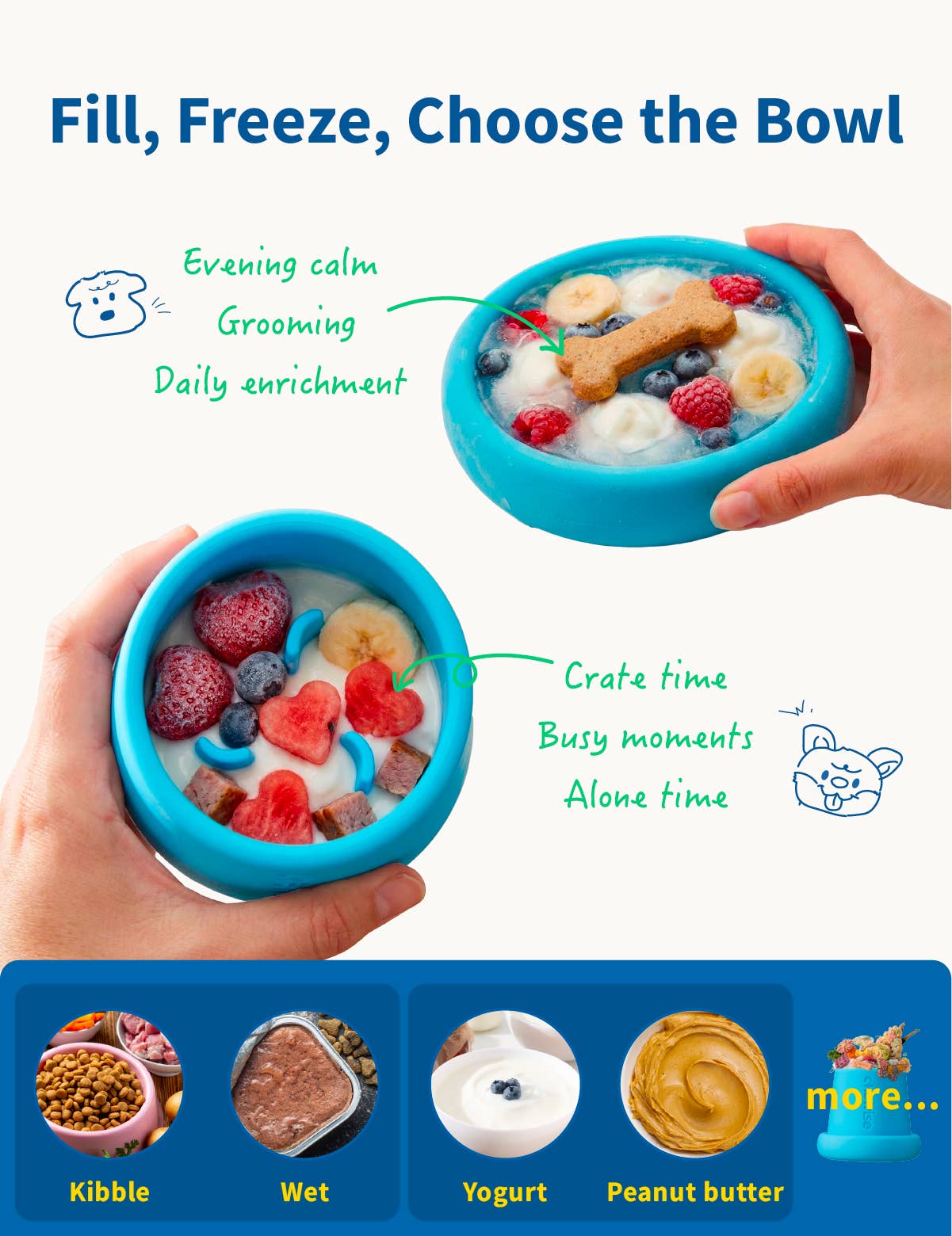 Chewise Official - Wholesale Pet Bowl - Dog - Chewise Freeze Bowls - Standard I 1+ Cup5