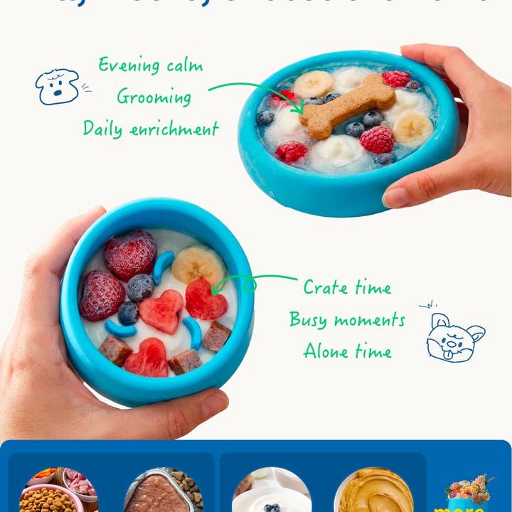 Chewise Official - Wholesale Pet Bowl - Dog - Chewise Freeze Bowls - Standard I 1+ Cup5