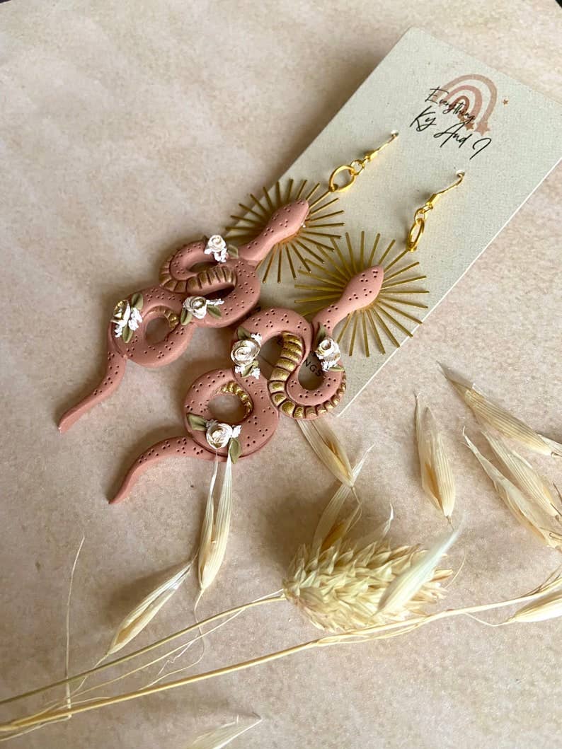 Everything Ky and I - Wholesale Dangle Earrings - Desert Goddess Snakes5