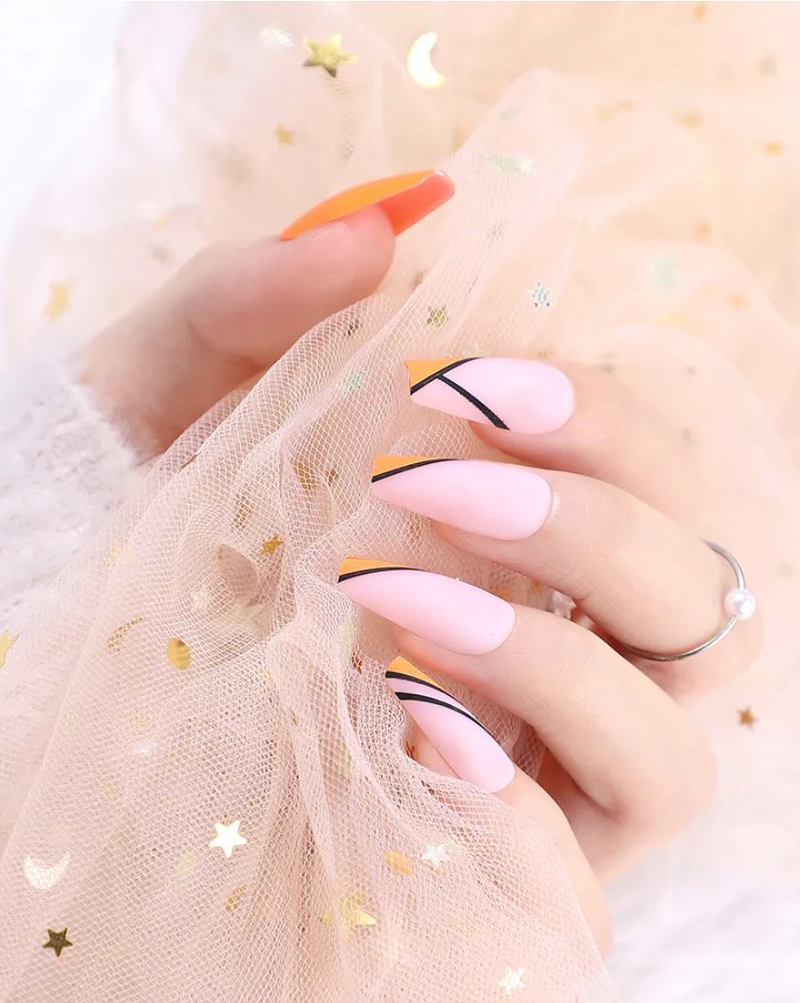 P.R.M.I.T Beauty - Wholesale Press-On/Fake Nails - PAPAYA SLICE5