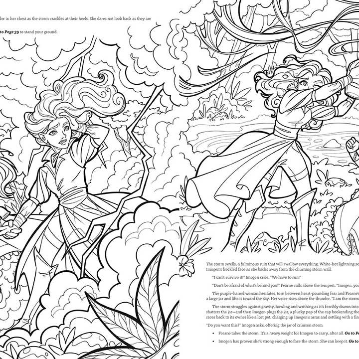 Insight Editions - #1 Pop Culture Publisher - Wholesale Coloring & Activity Book - Adult - Critical Role: Fearne Calloway’s Fey Fantasy - SALE!6
