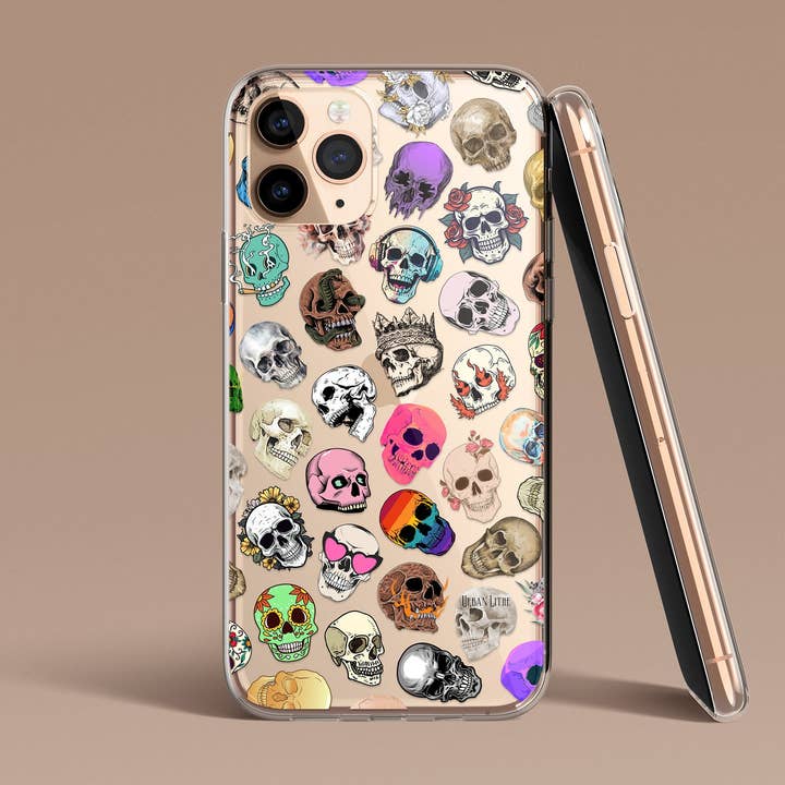 Schedelhoesje voor iPhone- en Samsung Galaxy-modellen voor wholesale door Urban Lithe