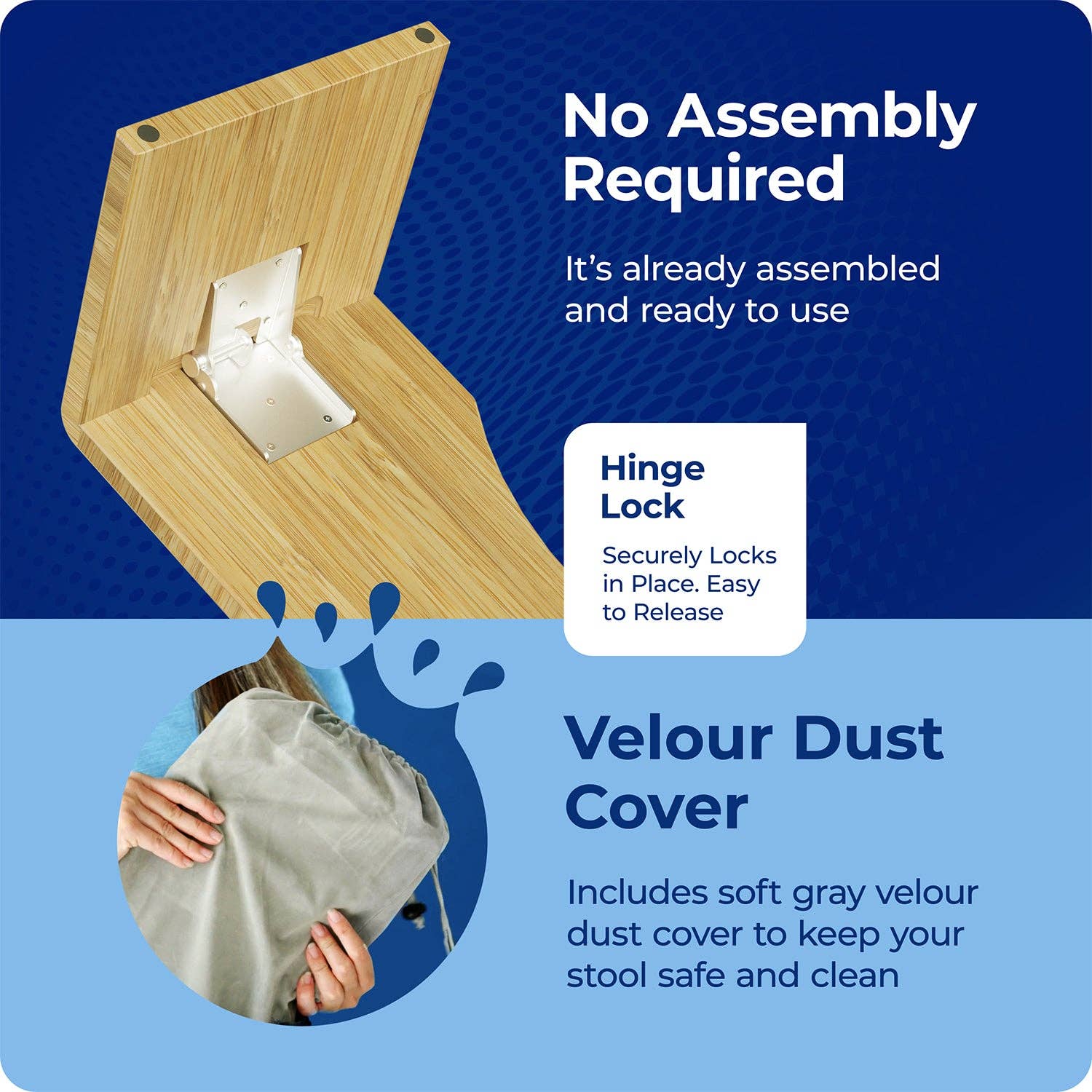 Squatty Potty - Wholesale Stool - Squatty Potty Oslo Bamboo Folding Toilet Stool8