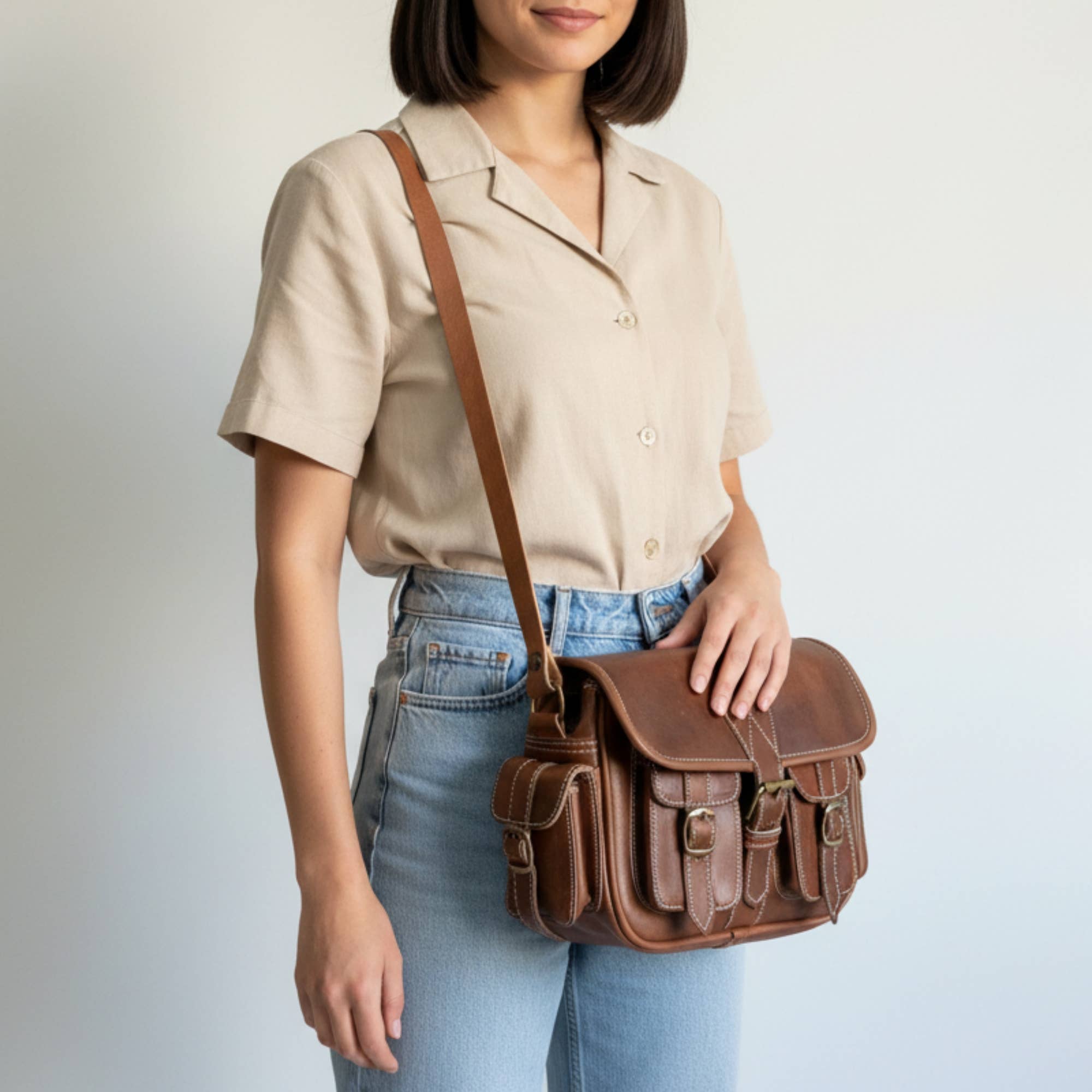 Melecraft – wholesale Crossbody bag – Unisex – Leather Cross Body Bag – Small Satchel Crossbody7