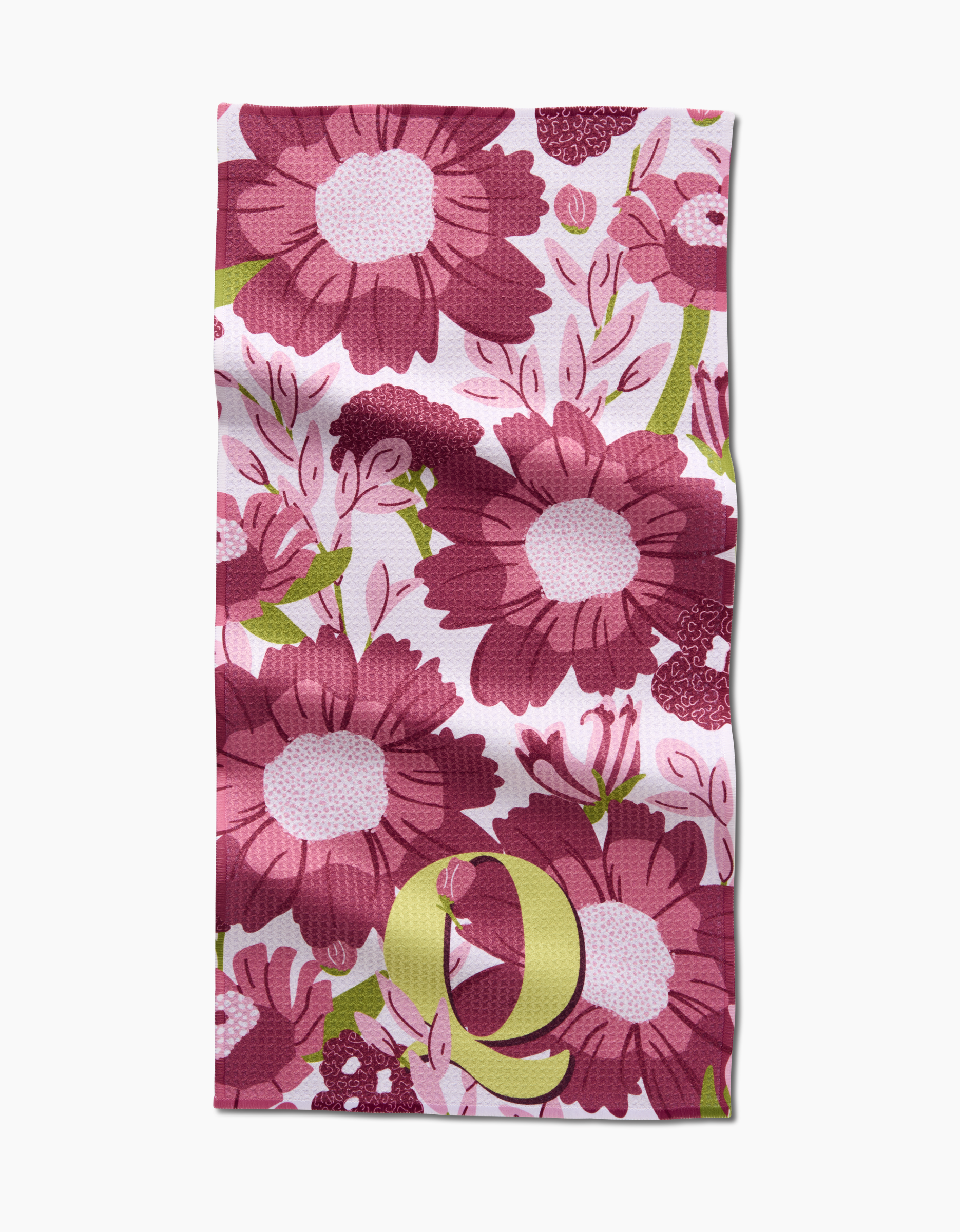 Geometry - Wholesale Tea Towel - Geometry Monogram Floral Bar Towel20