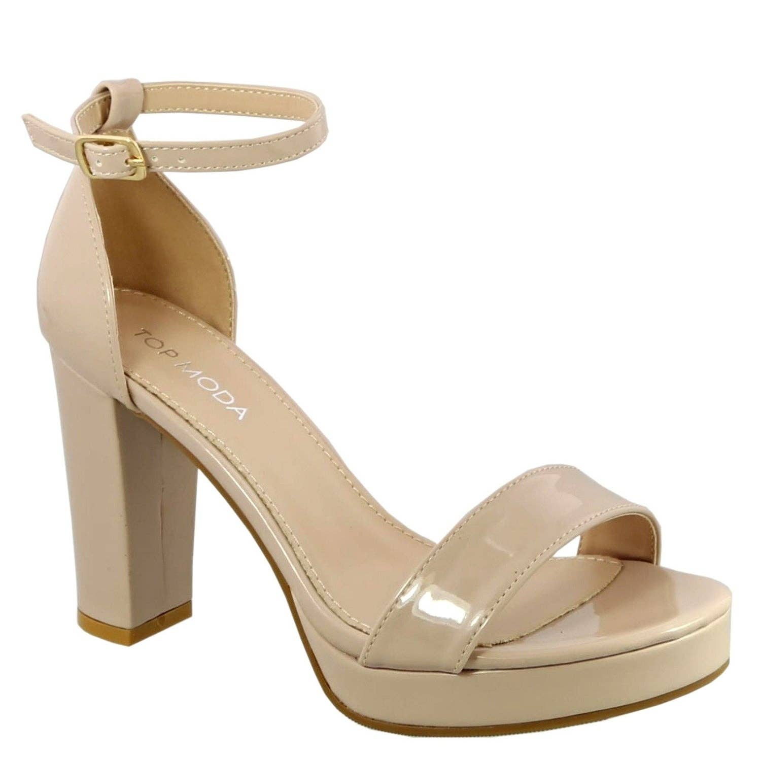 Mars Sky Shoes Wholesale - Wholesale Platform Heels - Women's - Top Moda ASIA-1 Women Chunky Heel Platform Ankle Strap Sandals-18 Pairs Pack-16.05/Pair4