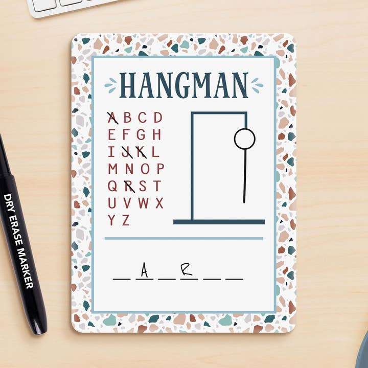 Hangman Marker Board for wholesale by P. Graham Dunn