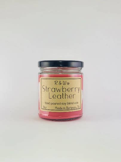 Candele in pelle di fragola per la vendita all'ingrosso da parte di R&W Company LLC