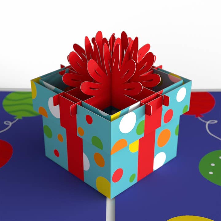 Lovepop Cards - Wholesale Birthday Card - Happy Birthday Endless Surprises 5"x7” to 2"x3” Nesting Card9