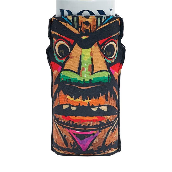 Beachcombers - Wholesale Drink Huggers & Koozies - Totem Pole Skinny Can Sleeve0